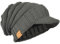 Herren Dick Knit Newsboy Cap Visier Mütze Hut Fleece Gefüttert Strickmützen B319 (Grau)