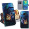 DodoBuy Huawei Mate 20 Pro Hülle Flip PU Leder Schutzhülle Handy Tasche Case Cover Wallet Standfunktion mit Kartenfächer Magnetverschluss für Huawei Mate 20 Pro - Eule