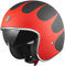 Bogotto V537 Wogi Jethelm, schwarz matt/rot, XS