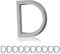 Ganzoo D - Ring aus Stahl im kantigen Design, 10er Set, Materialstärke 3 mm, DIY Hunde-Halsband, nichtrostend, Ideal mit Paracord 550, Farbe Silber