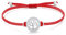 Lebensbaum Armband Damen Mädchen Kinder Silber 925, Mutter Tochter Mama, Stoff Glücksbringer Rot Armband Damen Schmuck Personalisierte Geschenke für Frauen Mädchen Mama Freundin