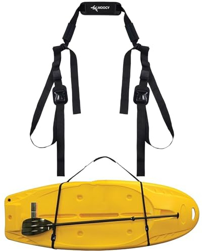 MOPHOEXII Strapazierfähiger, verstellbarer gepolsterter Tragegurt für Paddelboard, SUP, Surfbretter, Longboards und Kajak-Paddleboards