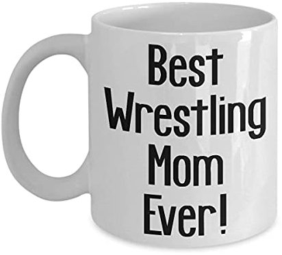 Tasse mit der Aufschrift Best Wrestling Mom Ever, Geschenk für eine Wrestling-Mom