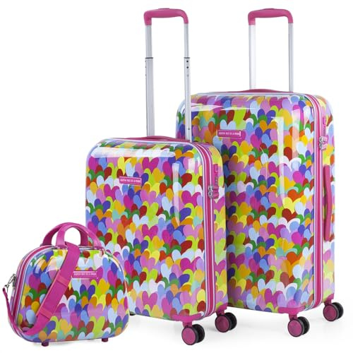 Juego de 2 Maletas Trolley de Viaje Infantiles de la Firma AGATHA RUIZ DE LA PRADA