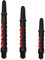 Harrows Dartschäfte Carbon ST Schäfte mit Pyramidenringen, Medium, Rot