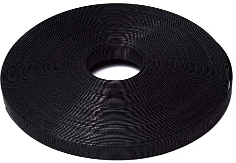 GUGULUZA Polyester-Fischbein 45,7 m/Korsettstab zum Nähen von Hochzeitskleider-Korsetts 6/8 / 12/15 mm (Schwarz - 10 mm)