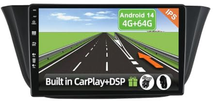 YUNTX [4GB+64GB] Android 14 Autoradio für Iveco Daily VI (2014-2021)-2 Din-[Integriertes Wireless CarPlay/Android Auto/DSP/GPS]-Kamera+MIC-DAB/IPS/Lenkradsteuerung/MirrorLink/WiFi/USB/4G/360 Kamera