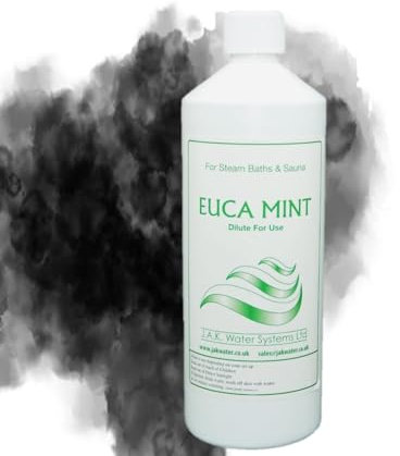 Steam Bath and Sauna Fragrance Eucalyptus and Peppermint 1Litre