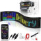 JDVOOTD Letrero LED Coche, 59 x12cm LED Pantalla Flexible para Anunciar Eventos, Supermercados, Publicidad, Decoración Hogareña, APP Control Remoto 5.0 Bluetooth