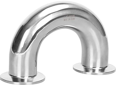 DERNORD 1,25 Rohr OD Ellenbogen 180 Grad Sanitär Rohrverschraubung SS304 Tri Clamp 1,5 Zoll