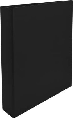 Raylu Paper® - 4 x D-Ringbuch 40 mm, A4-Ordner mit Ringen zur Aufbewahrung von Dokumenten, A4 Größe 33,5 cm hoch x 26 cm breit und 6 cm breiter Rücken (schwarz)