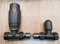 Team Controls Lot de 2 valves thermostatiques droites pour radiateur TRV Gris anthracite 15 mm