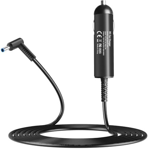 TAIFU 19,5V 65W Caricabatteria da Auto per Notebook HP Stream 11 13 14, Elitebook Folio, Pavilion 11 13 14 15 17 Touchsmart, Spectre X360 Ultrabook Laptop Alimentatore Caricatore Cavo Alimentazione
