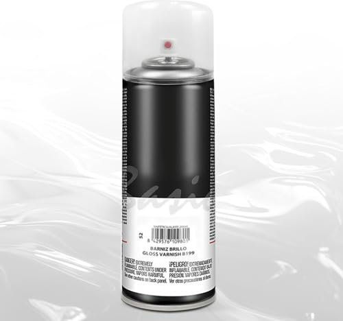TIENDA EURASIA – Spray Barniz | Pintura Spray | Spray |Capacidad 200 ml | 5x17.5 cm (Brillante)