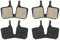 Gvrxec 2 Paar MTB-Fahrrad-Keramik-Bremsbeläge für Magura MT5 MT7, Semi-Metallic, Schwarz, Mountainbike, Scheibenbremse