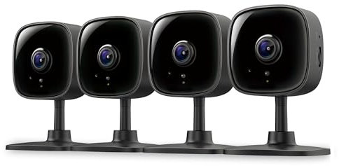 Tapo by TP-Link 1080P Cámara de Seguridad Interior para Monitor de bebé, cámara de Mascotas con detección de Movimiento, Audio bidireccional, visión Nocturna, Almacenamiento en la Nube y Tarjeta SD,