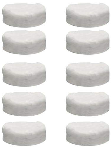 Editbar 10 piezas de lana de cerámica para bioetanol, esponja de cerámica para estufa de bioetanol, se puede cortar, adecuada para la chimenea de mesa de gel en interiores, 8,6 x 8,6 x 2,6 cm
