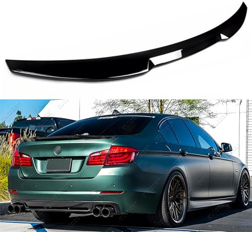 Heckspoiler Spoilerlippe für BMW 5er F10 2010-2017,M4 Schwarz Glanz