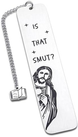 Edelstahl Lesezeichen Buchzeichen - Lustige Metall Lesezeichen für Bücher mit Geschenkbox | Perfekte Geschenke für Buchliebhaber, Hund/Katze Fans-Weihnachten,Geburtstag, Muttertag,Ruhestand(A-Jes)