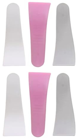 6Pcs Hair Wax Cleansing Spatulas, Non-Stick Waxing Spatulas Hair Removal Applicator, Reusable Scraper Hard Wax Sticks, Beauty Tools for Salon or Home Use, Random Colour