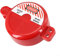 Verrou de robinet extérieur Cylindre Verrouillage de Réservoir Robinet de Jardin Cadenas en ABS Rouge pour Sécurité de la Maison (Double Trou)