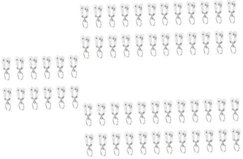 Cabilock 5 Sätze Zubehör Für Vorhangrollen Rolladen Führungsschiene Rolladenführung Vorhangschiene Zubehör Für Heimvorhänge Riemenscheibenversorgung Für Vertikale Jalousien 12 Stück * 5