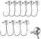 10PCS Jig Hooks, 7g Weighted Jig Heads Fishing Hook Sharp Hooks for Bass Trout Freshwater Saltwater Fishing