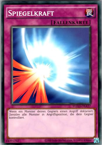 Spiegelkraft - YGLD-DEA37 - Common - Deutsch - Yugioh - Yugi's Legendary Decks - mit RC-Fieldcenter