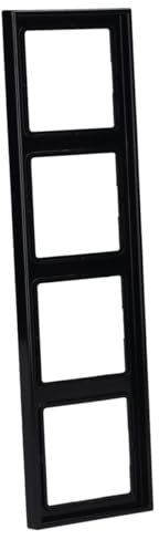 JUNG LS984SW 4-fach Rahmen Schwarz Serie LS