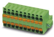 PHOENIX CONTACT TFKC 2,5/8-STF-5,08 Leiterplattenstecker, 2.5 mm² Nennquerschnitt, 16 Anschlüsse, TFKC 2,5/..-STF Reichweite, 5.08 mm Rastermaß, Grün, 50 Stück