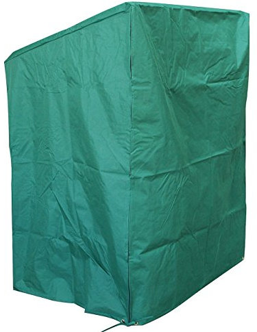 Jet-Line | Abdeckplane | grün | Strandkorb | 1,3 m x 0,9 m | Winterqualität | Gartenmöbel | Terrasse | Balkon | Schutzhülle mit verstärkten Ösen