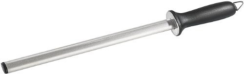 TokioKitchenWare Schleifstab: Diamant-Wetzstahl, 29 cm (Diamant Schleifstab, Schleifstahl, Messerset)