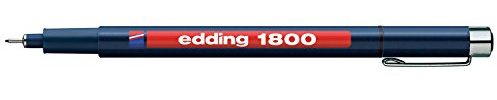 Edding 4-180005001 edding 1800 Fineliner Schwarz 0.5 mm 1 St.