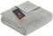 Ibena Porto xxl Decke 220x240 cm – Baumwollmischung weich, warm & waschbar, Tagesdecke hellgrau einfarbig