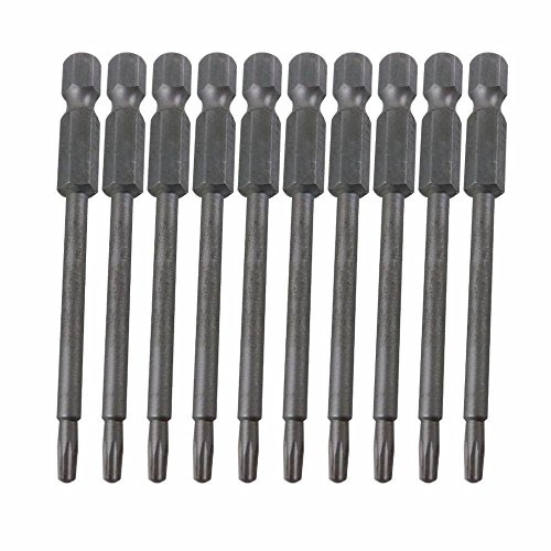Torx Bit,1/4 100mm extra lang, T15 10 Stück