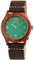 Raptor Herren-Uhr Holz Armband Echt Leder Analog Quarz RA20039
