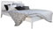 Homestyle4u, Holzbett 140x200 Weiß mit Kopfteil & Lattenrost, Bett Doppelbett Bettgestell Kiefer Massivholz