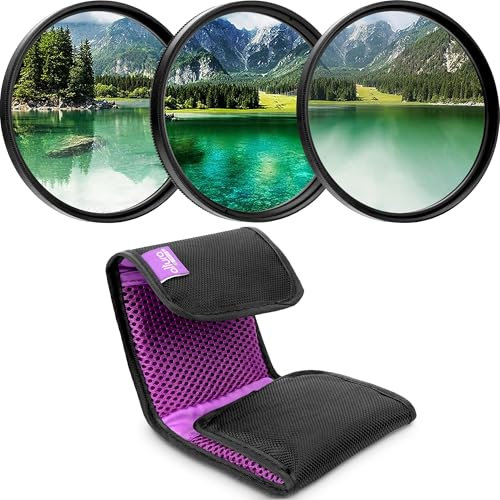 Altura Photo Objektivfilter-Set, 95 mm, mehrfach beschichteter UV-Schutz, CPL-Polarisations- und ND-Graufilter + Tasche für Kamerazubehör und Objektive