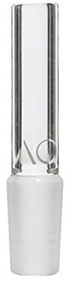 AO® Shisha Glas Schlauch-Anschluss mit 14/5 Schliff | Genieße den Flow deines Rauchs auch optisch! (Clear)