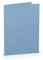 PAPERADO 25 Faltkarten DIN A5 - Dunkelblau gerippt Hell-Blau - 220 g/m² - 14,8 x 21 cm - Blanko Doppelkarten Klappkarten Einladungskarten