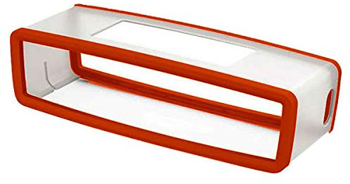 subtel® Silicone Case Compatible for Bose Soundlink Mini 2 Soundlink Mini II Cover Soft Protective Bumper Travel Carry Speaker Shell Skin Shockproof Waterproof Rubber Hull Housing - Red