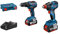 Bosch Professional 06019J2208 GDX 18V-200 + GSB18V-55, 18V, blu