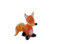Bastick Fuchs Mini Rot Orange - Miniatur Figur aus Glas - Deko Setzkasten Vitrine