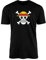 SmartyPants One Piece Skull Black T-Shirt Top Tee - Manga Anime Japanese Japan TV Show Monkey Luffy Rubber Pirates King Devil Fruit Straw Hat Adults Kids Gift Present (12-14 Years, Black Prime)