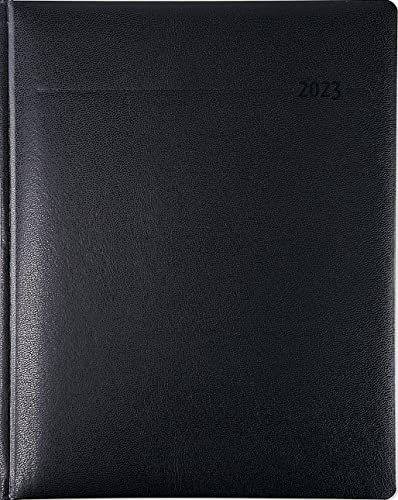 Manager-Timer Tucson schwarz 2023 - Cheftimer 21,7x26,6 cm - 1 Woche 2 Seiten - 160 Seiten - Tucson-Einband - Alpha Edition