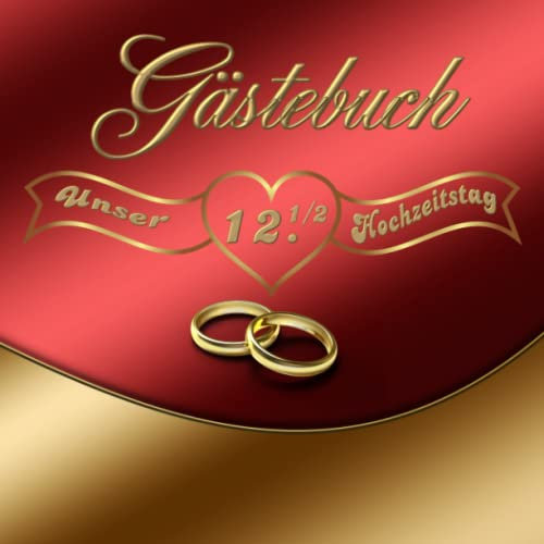Unser 12 ½. Hochzeitstag Petersilienhochzeit Fotoalbum & Gästebuch Hochzeitstagebuch Hochzeitsalbum Geschenkidee Erinnerungsbuch Erinnerungsstück ... Bullet Journal Notizbuch 011