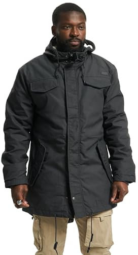 Brandit Marsh Lake Teddyparka, Farbe: anthrazit, Größe: 4XL