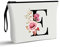 Vavabox A-Z Personalisierte Kosmetiktasche-Geburtstagsgeschenke für Frauen, Mütter, Beste Freundinnen und Brautjungfern (E)