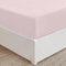 Mellanni Drap Housse 90x200 avec Bonnet 30cm - Doux, Résistant, Anti-Plis, Élastique Tout Autour - (90x200 cm, Rose Pâle)