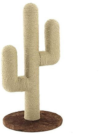 Rascador para gatos con forma de cactus, cuerda de sisal, rascador para gatos, torre de árbol, centro de actividades de escalada, rascador interactivo para mascotas
